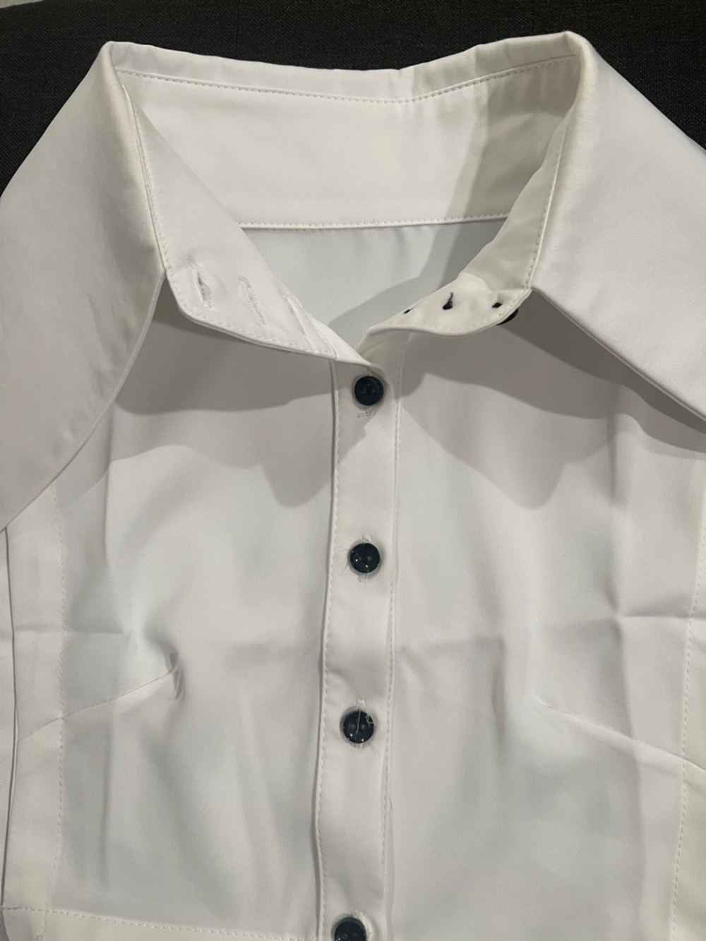 🌷White Dickey collar half-shirt detachable false collar blouse women - Picture 6 of 10